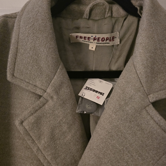 Free People Hannah Double Breasted Blazer Coat - Picture 6 of 16